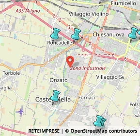 Mappa Via Giuseppe di Vittorio, 25125 Brescia BS, Italia (3.44182)