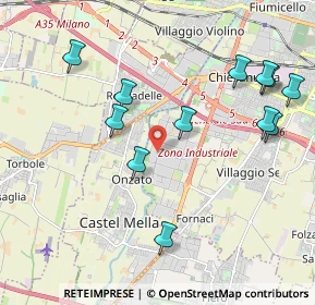 Mappa Via Giuseppe di Vittorio, 25125 Brescia BS, Italia (2.2)