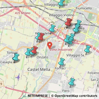 Mappa Via Giuseppe di Vittorio, 25125 Brescia BS, Italia (2.287)