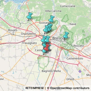 Mappa Via Giuseppe di Vittorio, 25125 Brescia BS, Italia (4.3775)