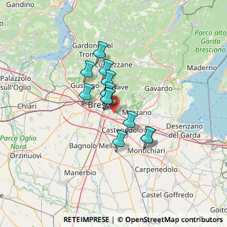 Mappa Via Fratelli Oscar e Olves di Prata, 25134 Brescia BS, Italia (9.4125)