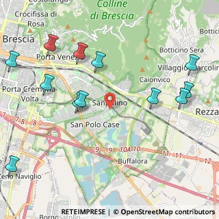 Mappa Via Fratelli Oscar e Olves di Prata, 25134 Brescia BS, Italia (2.63167)