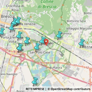 Mappa Via Fratelli Oscar e Olves di Prata, 25134 Brescia BS, Italia (2.72643)