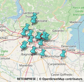 Mappa Via Romolo Gessi, 25135 Brescia BS, Italia (10.97278)