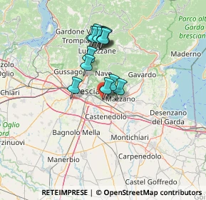 Mappa Via Romolo Gessi, 25135 Brescia BS, Italia (11.28857)