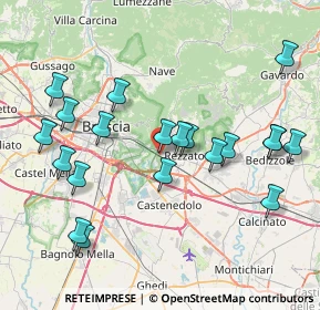 Mappa Via Romolo Gessi, 25135 Brescia BS, Italia (8.403)