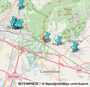 Mappa Via Romolo Gessi, 25135 Brescia BS, Italia (5.32813)