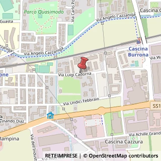 Mappa Via Luigi Cadorna, 61, 20090 Vimodrone, Milano (Lombardia)