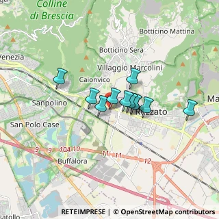 Mappa Via Breve, 25135 Brescia BS, Italia (1.09273)