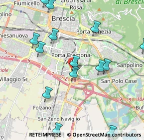 Mappa Via della Volta, 25136 Brescia BS, Italia (2.37643)