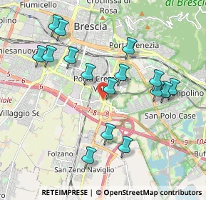 Mappa Via della Volta, 25136 Brescia BS, Italia (1.96563)