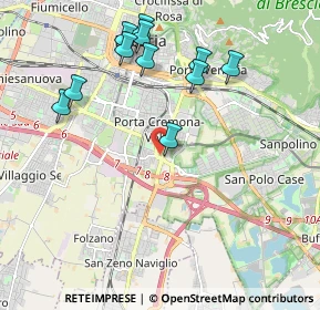 Mappa Via della Volta, 25136 Brescia BS, Italia (2.08909)