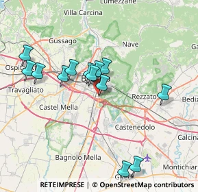 Mappa Via della Volta, 25136 Brescia BS, Italia (7.73857)