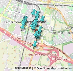 Mappa Via della Volta, 25136 Brescia BS, Italia (0.567)