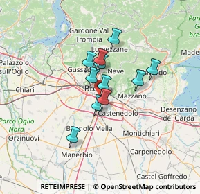 Mappa Via della Volta, 25136 Brescia BS, Italia (9.04182)