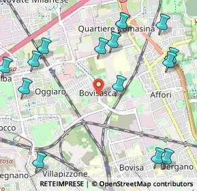 Mappa Via Carlo Cicogna Mozzoni, 20161 Milano MI, Italia (1.38733)