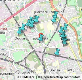 Mappa Via Carlo Cicogna Mozzoni, 20161 Milano MI, Italia (0.9)