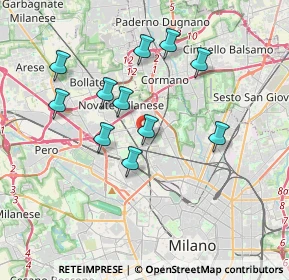 Mappa Via Carlo Cicogna Mozzoni, 20161 Milano MI, Italia (3.35636)