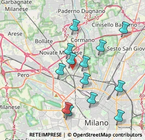 Mappa Via Carlo Cicogna Mozzoni, 20161 Milano MI, Italia (3.72077)