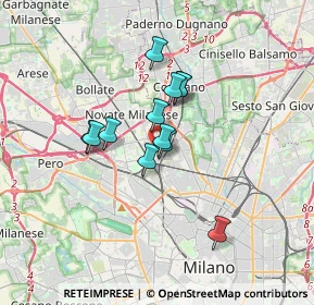 Mappa Via Carlo Cicogna Mozzoni, 20161 Milano MI, Italia (2.44917)