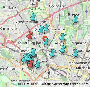 Mappa Via Carlo Cicogna Mozzoni, 20161 Milano MI, Italia (1.93)