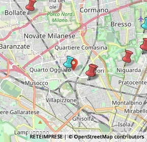 Mappa Via Carlo Cicogna Mozzoni, 20161 Milano MI, Italia (2.94727)