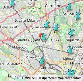 Mappa Via Carlo Cicogna Mozzoni, 20161 Milano MI, Italia (3.02538)