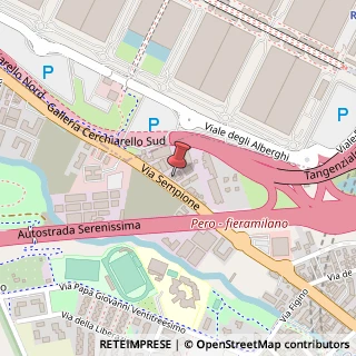 Mappa Strada Statale del Sempione, 188, 20016 Pero, Milano (Lombardia)