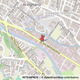 Mappa Via dell'Industria, 30, 36071 Arzignano, Vicenza (Veneto)