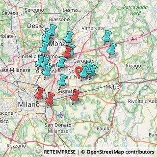 Mappa Str. Padana Superiore, Pioltello MI (6.956)