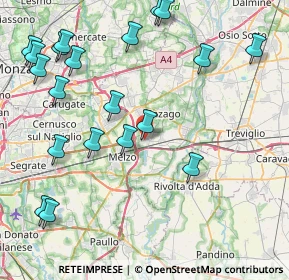 Mappa Via Fontanile, 20060 Pozzuolo Martesana MI, Italia (10.2175)