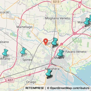 Mappa Via Zuccarelli Francesco, 30174 Venezia VE, Italia (5.39214)