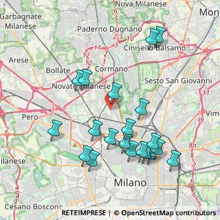 Mappa Via Alessandro Zanoli, 20161 Milano MI, Italia (4.168)