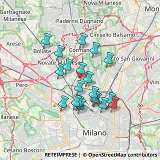 Mappa Via Alessandro Zanoli, 20161 Milano MI, Italia (3.061)