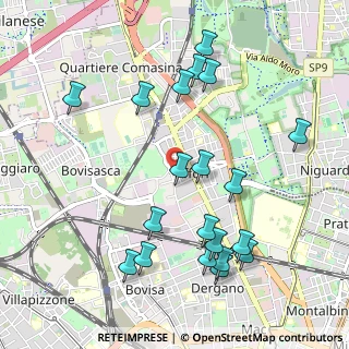 Mappa Via Alessandro Zanoli, 20161 Milano MI, Italia (1.11)