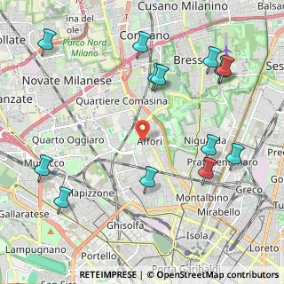 Mappa Via Alessandro Zanoli, 20161 Milano MI, Italia (2.57692)