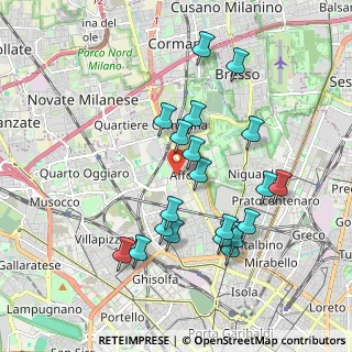 Mappa Via Alessandro Zanoli, 20161 Milano MI, Italia (1.8495)