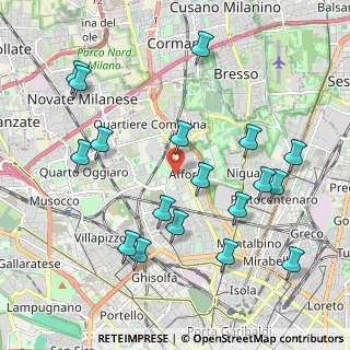 Mappa Via Alessandro Zanoli, 20161 Milano MI, Italia (2.24444)