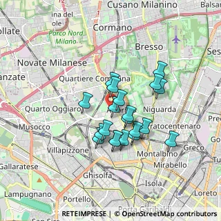 Mappa Via Alessandro Zanoli, 20161 Milano MI, Italia (1.347)