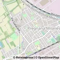 Mapa Pregnana Milanese