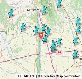 Mappa Via Fiume Sesia, 28064 Sillavengo NO, Italia (8.76059)