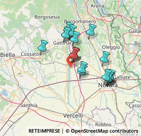 Mappa Via Fiume Sesia, 28064 Sillavengo NO, Italia (11.62167)
