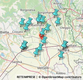 Mappa Via Fiume Sesia, 28064 Sillavengo NO, Italia (13.51316)