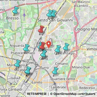 Mappa Via Giovanni Carnovali, 20128 Milano MI, Italia (2.09533)