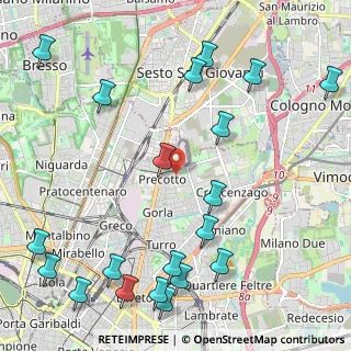 Mappa Via Giovanni Carnovali, 20128 Milano MI, Italia (2.87)