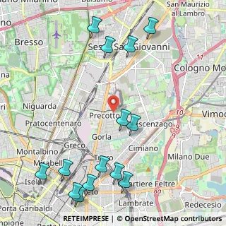 Mappa Via Giovanni Carnovali, 20128 Milano MI, Italia (2.75714)