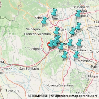 Mappa Viale dei Cedri, 36050 Sovizzo VI, Italia (13.15733)