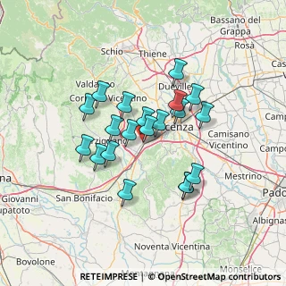 Mappa Viale dei Cedri, 36050 Sovizzo VI, Italia (11.0355)