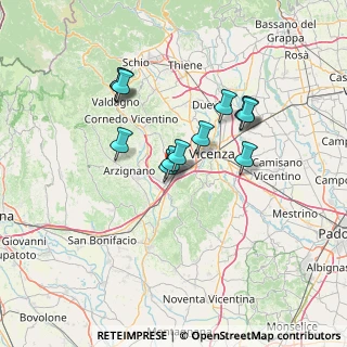Mappa Viale dei Cedri, 36050 Sovizzo VI, Italia (11.52769)
