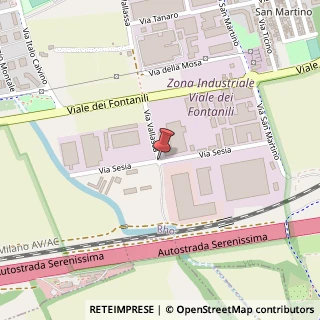 Mappa Via sesia, 20017 Rho, Milano (Lombardia)